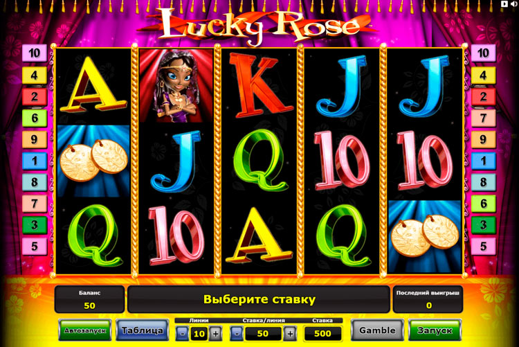 Слоты «Lucky Rose» на сайте Imperator Casino